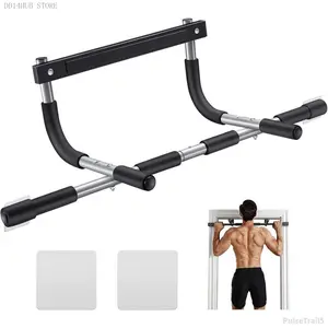 Pull Up Bar for Doorway |     Thickened Steel Max Limit 440 lbs Upper Body Fitness Workout Bar |     Multi-Grip Strength for Doorway |     Indoor Chin-Up Bar Fitness Trainer for Home Gym PortablePulseTrail5DD14HUB STORE