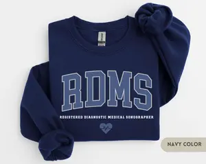 RDMS T-SHIRT Or Sweatshirt   , Registered Diagnostic Medical Sonographer shirt,  RDMS, Ultrasound Tech Shirt, Rad Tech, Sonographer Gift Unisex Top