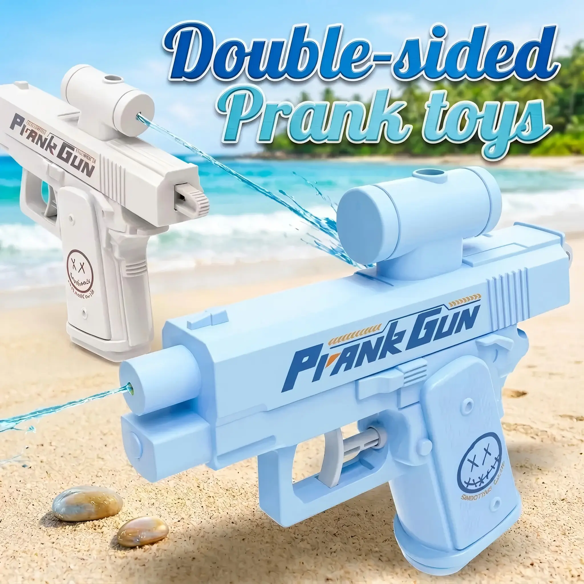 PrankWaterGunWaterGunWaterblasterLargeCapacityOutdoor WaterCannonToyAutomatic Water Gun Range: 8 Meters