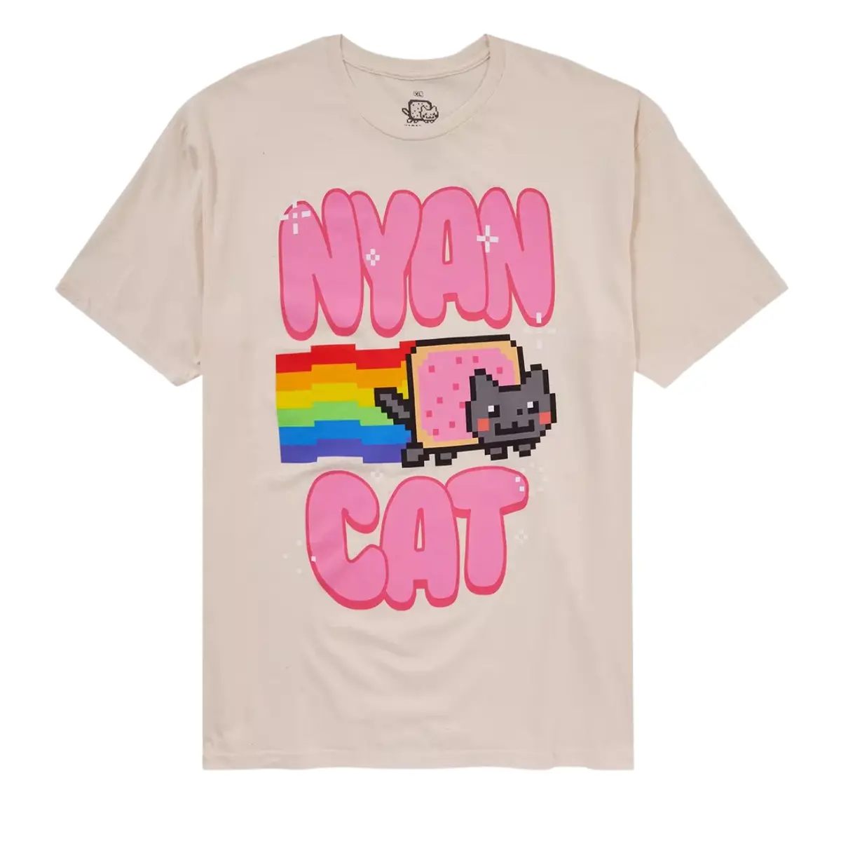 Nyan Cat Logo T-Shirt, Vintage T Shirt
