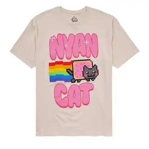 Nyan Cat Logo T-Shirt, Vintage T Shirt