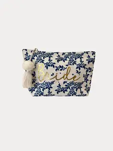 Fiorentina Bride Pouch - Elegant Design with Floral Accents, Ideal for Wedding Accessories and Personal Use