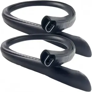 Car Silent Sealing Strip for B-Pillar, 2 Pieces * 0.8m, Effective Windproof, Dust-Proof and Noise Reducing Design, Made of High-Quality EPDM Rubber (Black), Equipped with Sturdy Steel Frame and Secure Buckle for Easy Installation and Long-Lasting Sealing