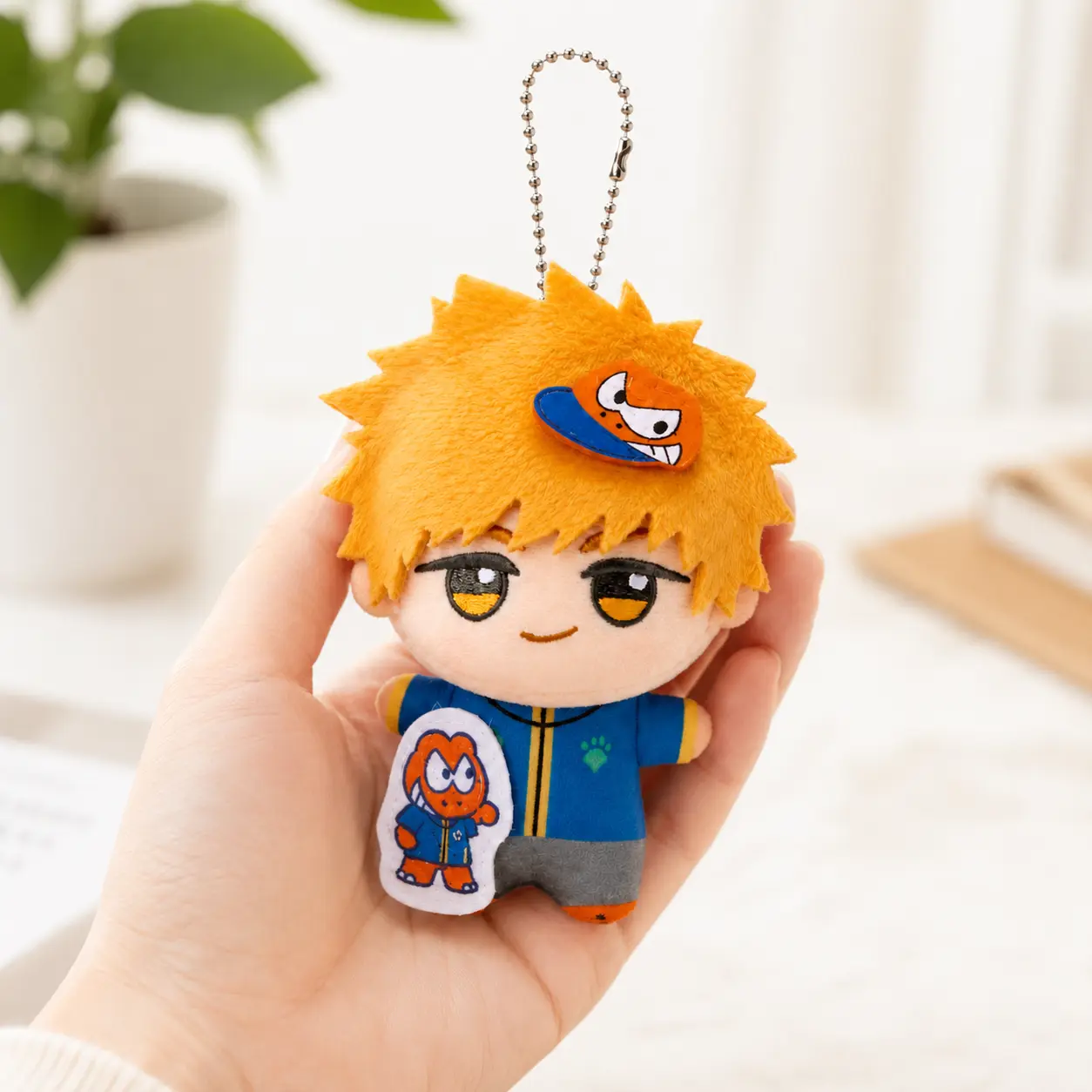 Cute Soft Keychains - Anime-Inspired Cartoon Character Plush Bag Charm, Unisex Soft Stuffed Pendant Toy Gift for Anime Fans