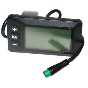 Electric Bike & Electric Scooter Accessories Kit - G51 Model Controller, 5-Pin LCD Screen with Backlight, Sensitive Brushless Accelerator, Waterproof Connector, ABS Plastic, Easy Installation, State and Data Display