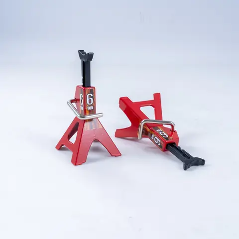 Fms Hobby Adjustable Simulation Metal Jack Toy for 1:10 RC Vehicles - 2 Pcs (Random Color) Building Block Sets for 4-6 Years Unisex Construction Stacking Blocks