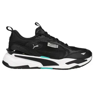 PUMA Mens Mercedes Amg Petronas F1 X Rs Fast Lace Up Sneakers Shoes Casual - Black