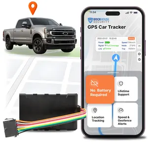 Brickhouse Security Livewire 4 4G LTE Auto GPS Tracker, Real Time Vehicle and Fleet Tracking, Geofencing, & Speed Alerts for Car & Trailer Vehicles, No Batteries Required, Subscription Plans Available