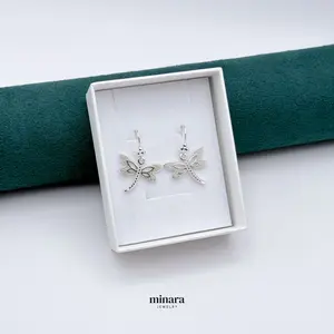 MINARA 950 Silver LIBELULA Earring
