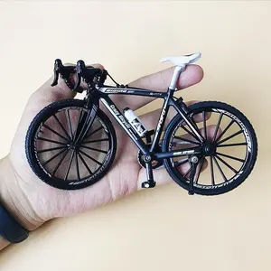 1:10 Mini Finger Bicycle Model, Alloy Simulation Mountain Racing Bike, Collectible Toys for Boys Kids