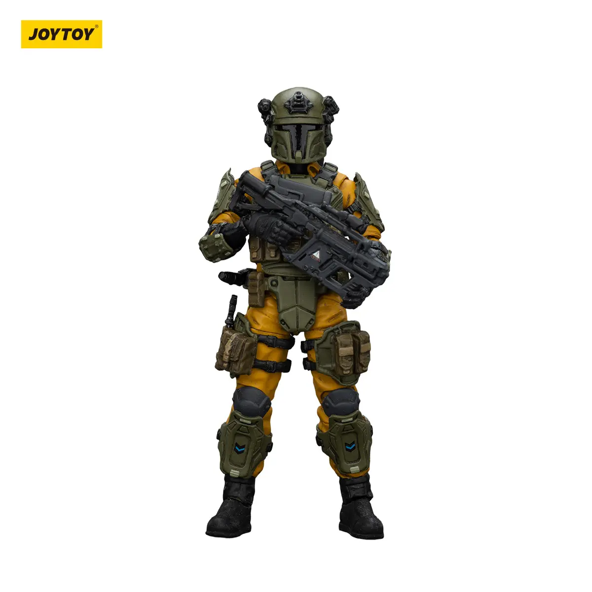 JOYTOY 1/18 Non-Toxic PVC Model Figure - Stellar Scar Assault Team Firesulfur JT01901 Dark Series Uniform Figure, Decorative Posing Collectible for Ages 12+, Uniform Figures