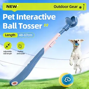 Dog Ball Launcher Stick – Extendable Fetch Thrower for Tennis Balls & Outdoor Play