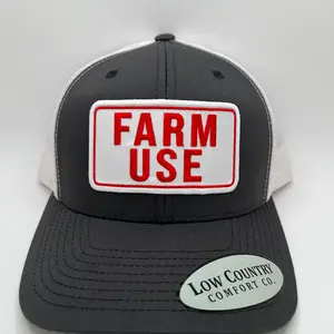 Farm Use Sublimated Patch on a Yupoong Trucker - by Low Country hats
