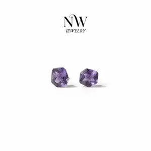 Handmade Natural Amethyst Ring Oval Cabochon Adjustable Fit Elegant Unique Design Comfortable Handcrafted Jewelry