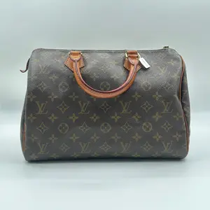 Pre-owned Louis Vuitton Leather Travel Bags Speedy 30 Monogram Top Handle Bag LV110Fei
