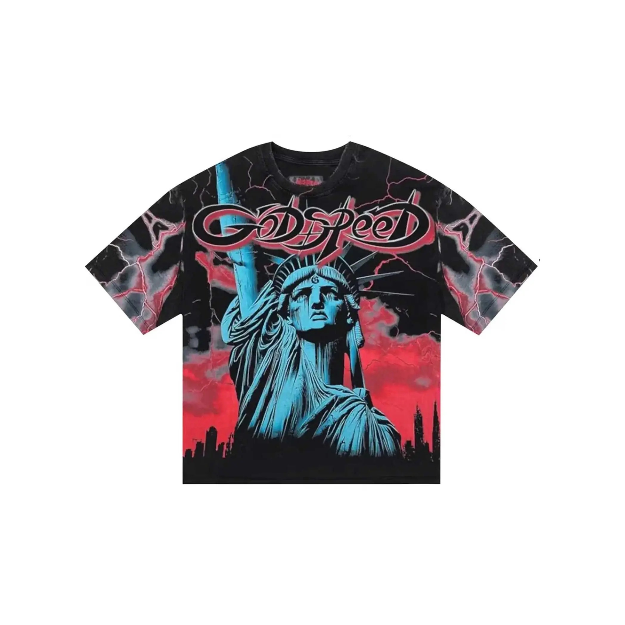 Godspeed Voltage Tee Black/Red Godspeed Voltage Tee Black/Red