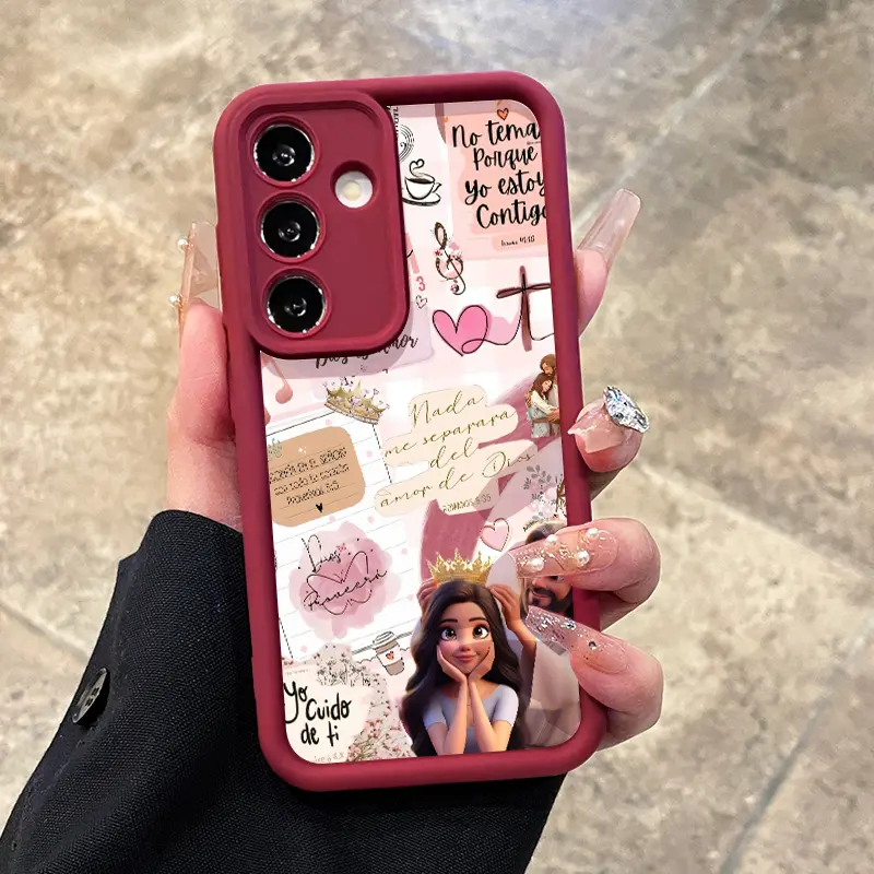 Phone case for Samsung S24 ultra plus S25 S23 S22 Ultra Plus Divine Love Advanced fashion gift Full Body Protection Shockproof Soft Silicone Cover