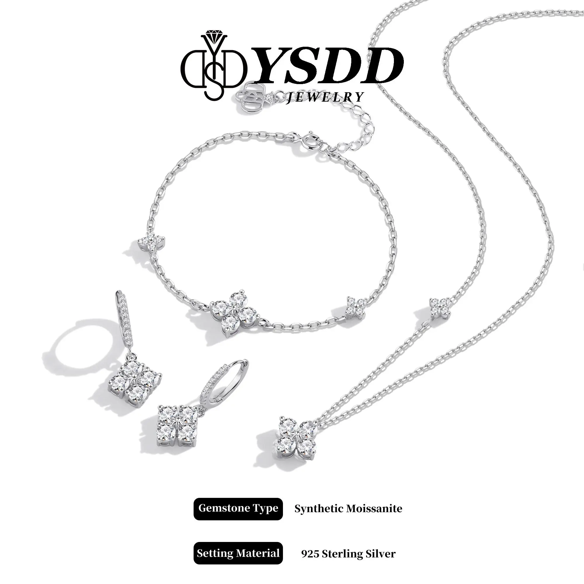 Earrings+Bracelet+ Necklace