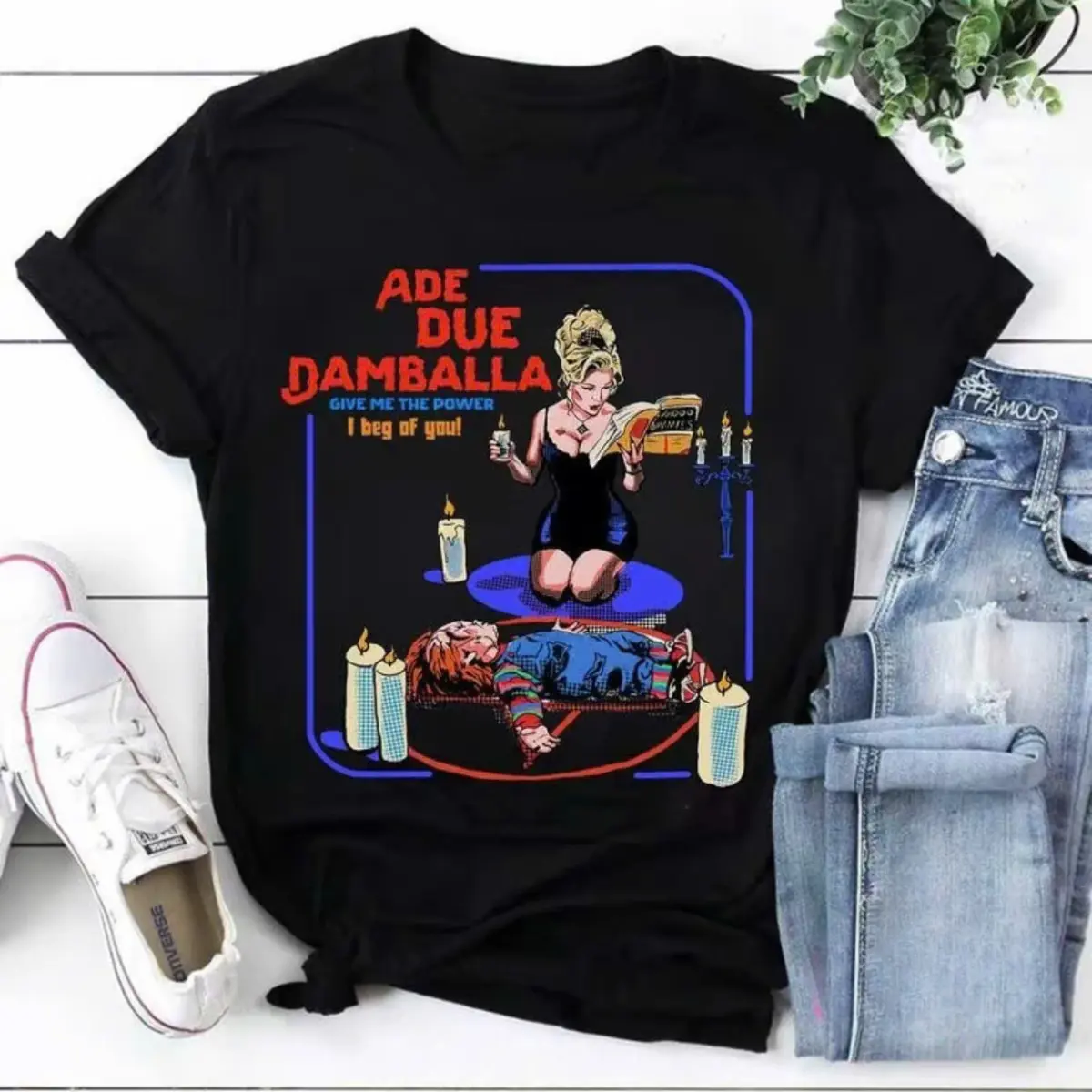 Ade Due Damballa Bride Of Chucky Essential TShirt, Chucky Shirt, Bride Of Chucky Shirt, Horror Movie Character t-Shirt, Halloween Shirt