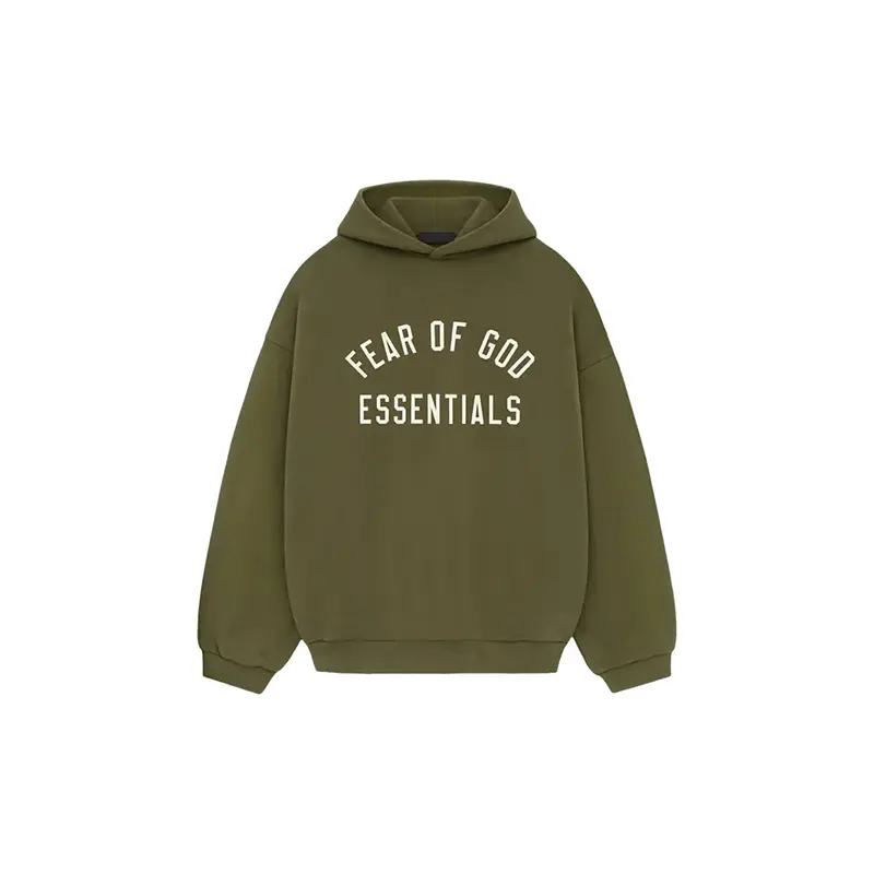 Fear of God Essentials Fleece Hoodie 'Military'