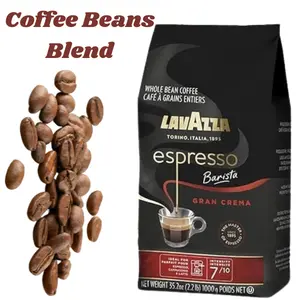 Espresso Barista Gran Crema Whole Bean Coffee Blend, Medium Espresso Roast, Oz Bag (Packaging May Vary) - 2.2 LB, 35.2 Ounce Beverage