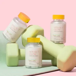 Her Gut Glow Women's Raw Probiotic 100 Billion CFU with 34 Strains & Digestive Enzymes for Gut Balance & Wellness