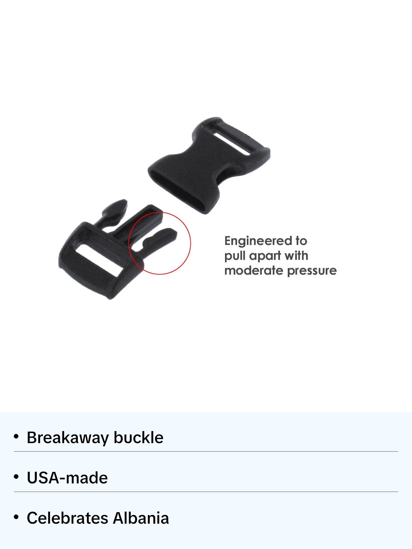 Albanian Cat Collar | Great For National Holidays, Festivals, Parades, Sporting Events, Pride Events