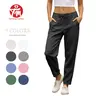 Tanming Womens Cotton Linen Tapered Pants Drawstring Elastic High Waist Trousers Loose Fitted Crop Bottoms with Pockets Casual Summer Work School Beach Outfits Clothing