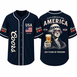 2026 Coor’s Patriotic USA Freedom Baseball Jersey, America 250 Years Celebration Shirt For Men Women Open For Sale!