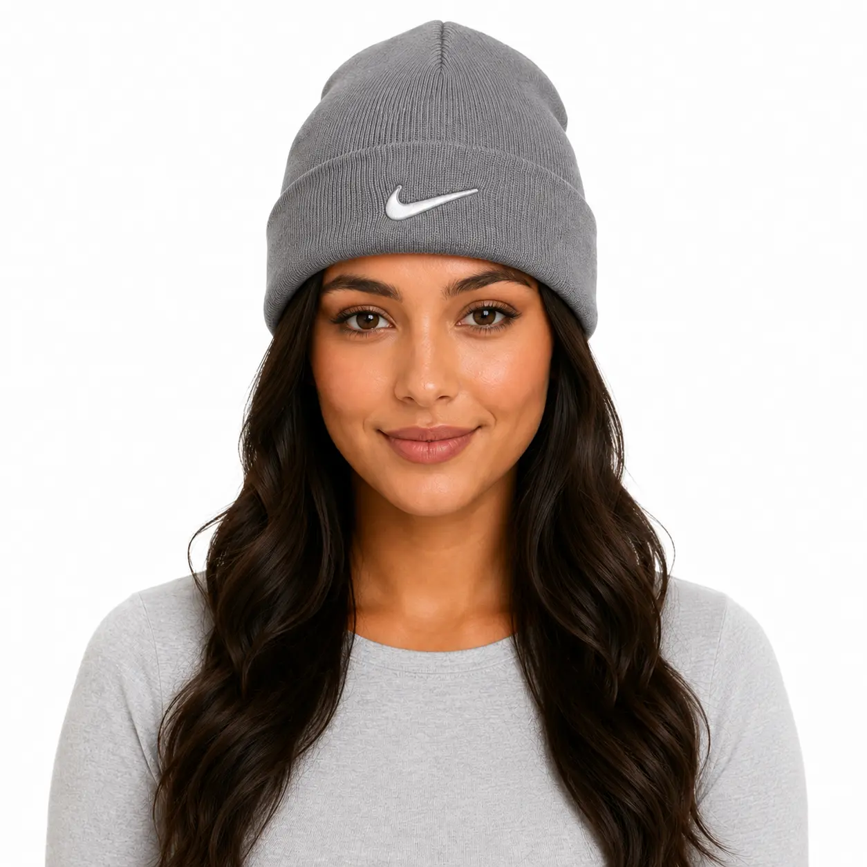 Nike Unisex Cuffed Beanie - Durable 100% Acrylic Knit Hat, Versatile for Daily Wear, 1 Size Fits Most, Beanie Hats, Knitted Hat