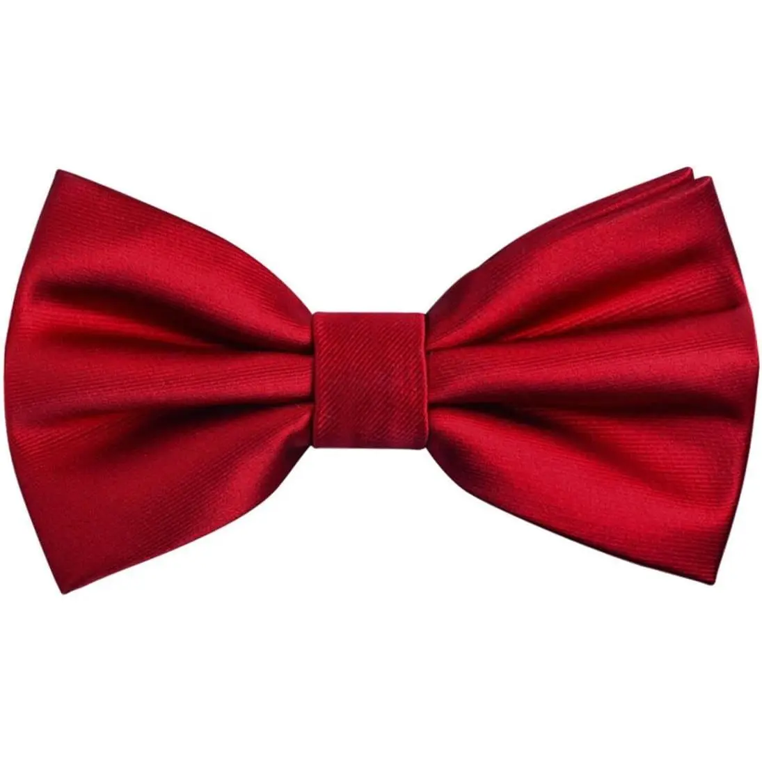 Pre-tied Adjustable Bow Tie for Men Formal Solid Tuxedo Bow Tie