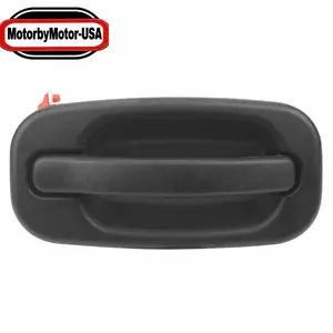 Motorbymotor 2PCS Door Handle Set For Chevy Silverado 1500 1999-2006 Smooth Black Front Outer
