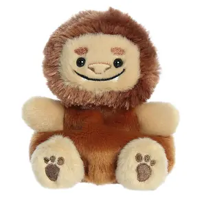 Palm Pals Adorable Brock Big Foot 5 inch Brown Mini Soft Plush Collectable Stuffed Animal