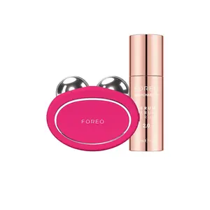 FOREO Bear 2 Facial Device & Supercharged Serum Bundle Fuchsia
