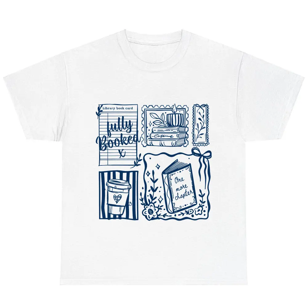 Just One More Chapter Shirt, Bookish Reader Tee, Book Lover Shirt, Literary Tee, Reading Shirt Gift, Cozy Reader Shirt