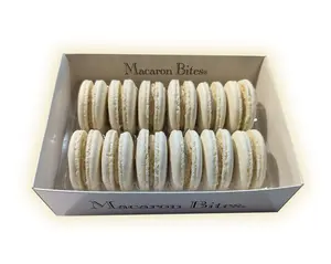 French Macarons - Macaron Bites Vanilla Macarons, 12 Count