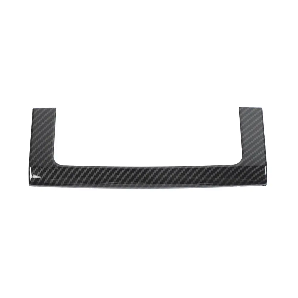 Red Carbon Fiber Center Console Storage Box Cover Trim for Dodge Ram 2010-2017 Truck, Automotive ABS Material Vehicle Car Interior Kit, High-Quality UV Coating, Easy-to-Install Dashboard Decal, Perfect Fit