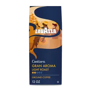 Lavazza Costiera Gran Aroma Ground Coffee Blend Light Roast
