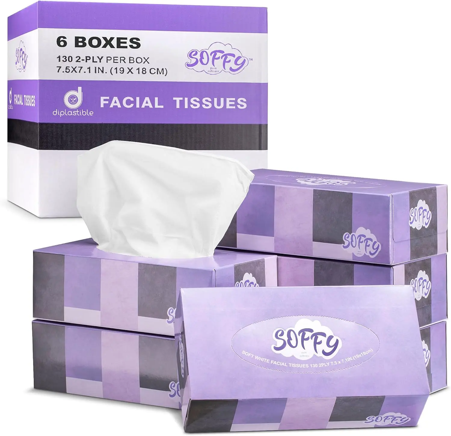 Diplastible Facial Tissues