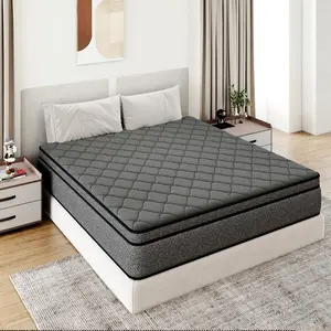 mattresses 12/14-Inch Medium-Firm Mattress with Memory Foam and Pocketed Coils, Delivering a Comfortable and Supportive Sleeping Experience. Suitable for Homes and Hotels, Fiberglass-Free, Twin, Full, Queen, and King,queen size mattress