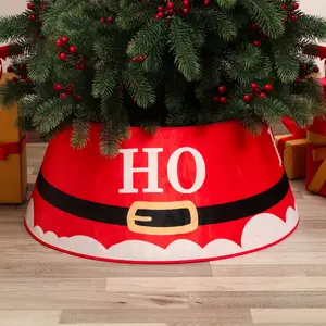Christmas Tree Skirt 23.6 Inches, Base Cover & Stand Protector, Four Design Patterns, Home Decoration, Model_xinghao Kz-Dr-201