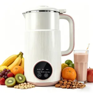 Soybean Milk Machine with Heating, Quiet Automatic Soy Milk Maker, 800mL/600mL Capacity, Stainless Steel Blade, Self-Cleaning Function#fathersdaygift
