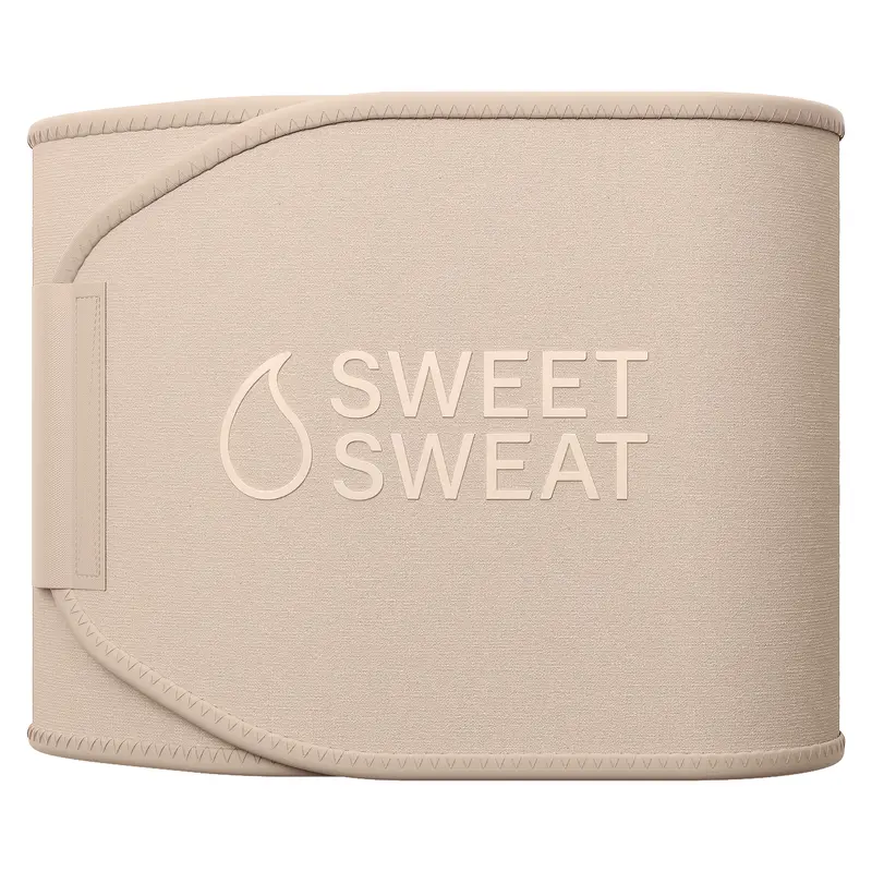 Sweet Sweat Toned Ab Trainer for Women and Men | Premium Waist Trainer Belt to 'Tone' your Stomach Area (Quartz, Small)