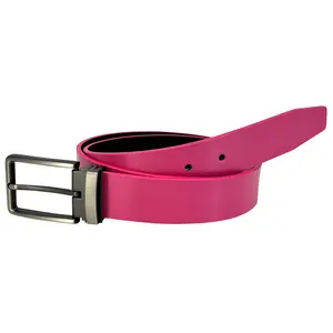Mk Socks - Cut to Fit - Youth Leather Softball, Baseball Belt (Pink)