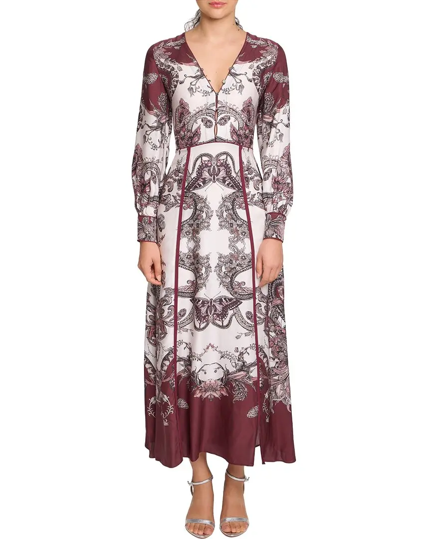 Marchesa Notte Garden of Eve Midi Dress