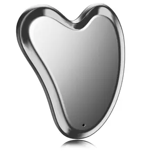 Terahertz Gua Sha Facial Tools Stone for Enhanced Lymphatic Drainage, Reduced Puffiness, Relieved Facial Tension – 100% Natural Terahertz Stone Gua Sha Skincare Contour   Guasha Gift Gentle Comfort