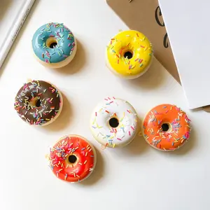 Exquisite and creative donut-shaped airbag phone holder - adhesive and retractable stand - everyday desktop support - suitable as a practical gift for Christmas, Halloween, Valentine's Day, and Thanksgiving, Adjustable phone holder