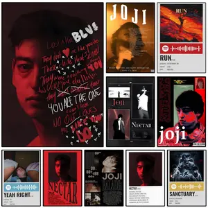 Pop Rap Music Album Cover Joji Poster Sticky Wall Art Printing Waterproof Modern Aesthetic Home Living Bedroom Decor Trendy Room Decoration Gift Durable High Quality