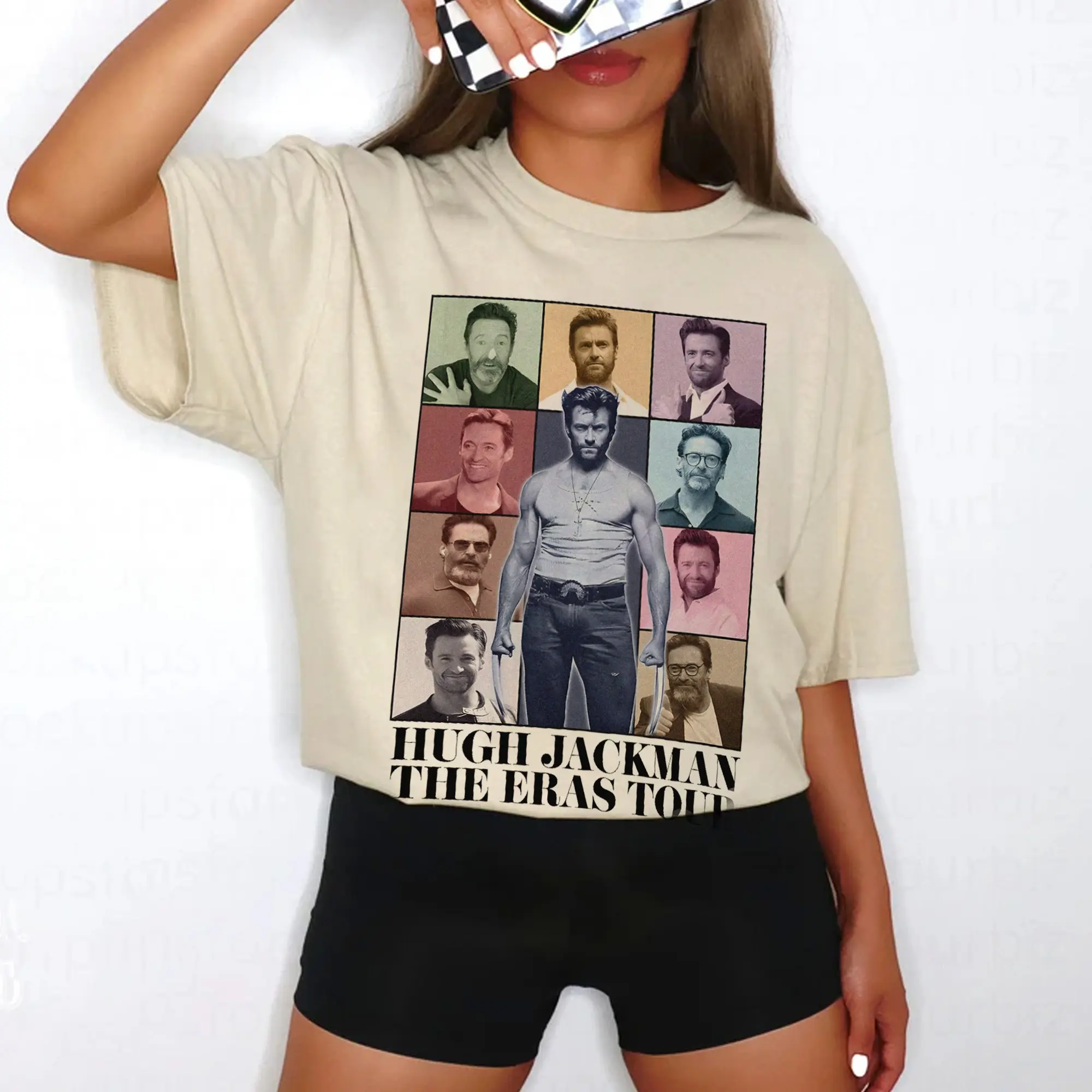 Hugh Jackmann Tour Shirt, Gift For Woman and Man Unisex T-Shirt Cotton Fabric
