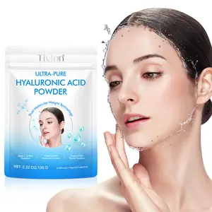 100g Hyaluronic Acid Powder, Dual Molecular Weight, Deep Hydration, Hydrate, DIY Skincare Essential for Glowing Skin, Plumps Fine Lines, Locks in Moisture, Glass-skin Glow, Hydrating